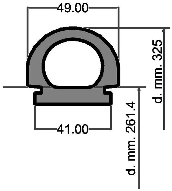 Бандаж колеса R325х50